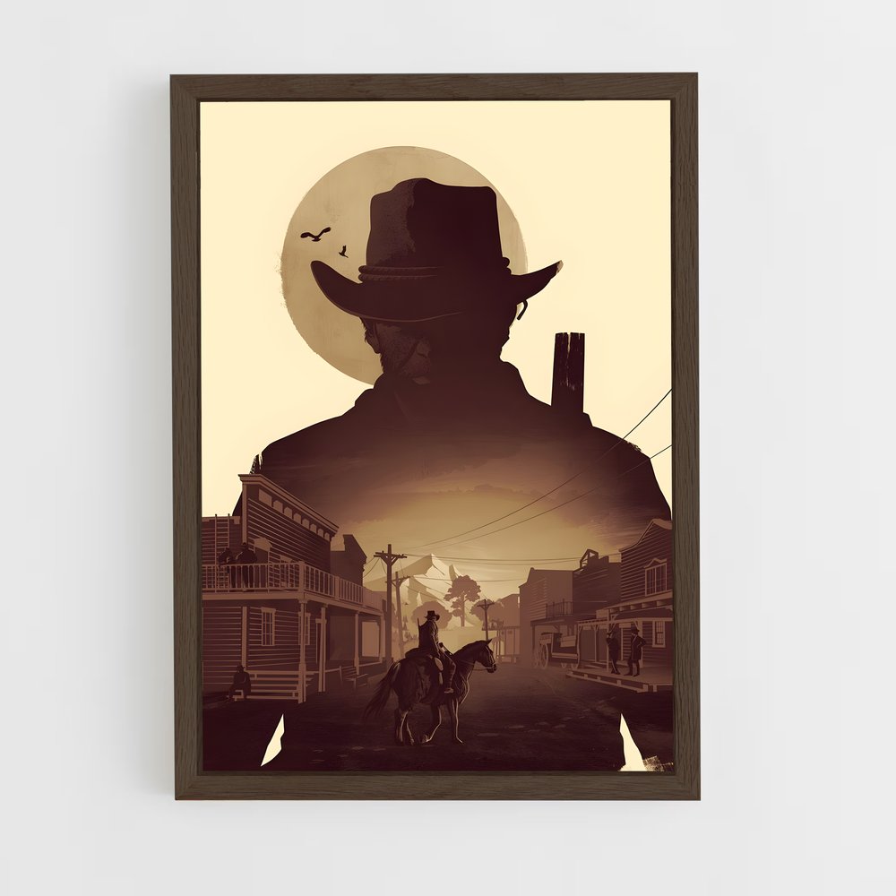 Poster Far West Épopée – affiche Red Dead Redemption (vue 5)