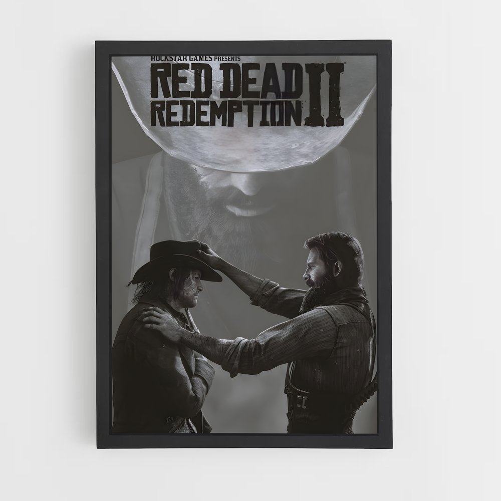 Poster Redemption Sauvage – affiche Red Dead Redemption (vue 2)