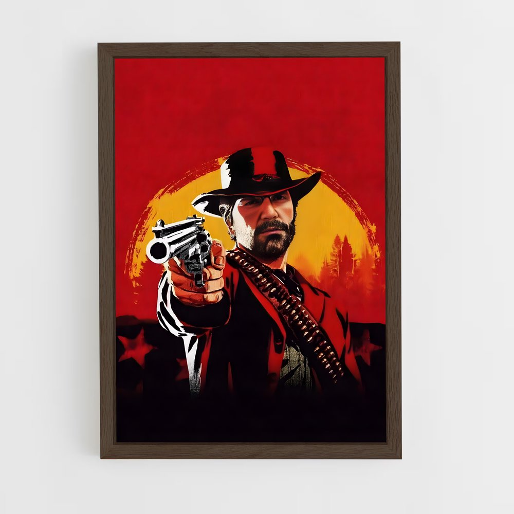 Poster Cowboy Écarlate – affiche Red Dead Redemption (vue 5)