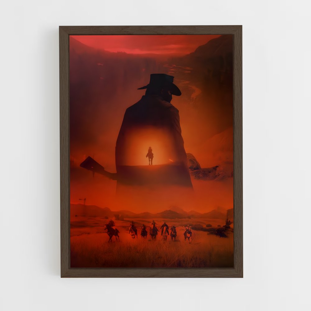 Poster Far West Crépusculaire – affiche Red Dead Redemption (vue 5)