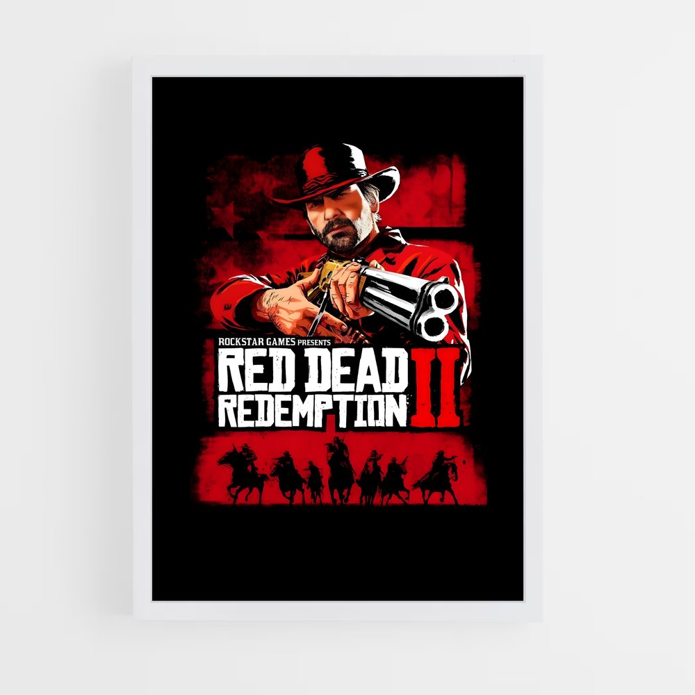 Poster Bagarre du Far West – affiche Red Dead Redemption (vue 3)