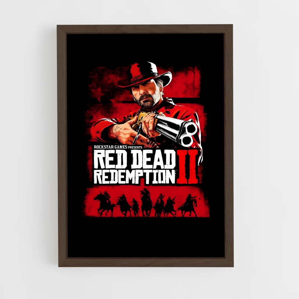 Poster Bagarre du Far West – affiche Red Dead Redemption (vue 5)