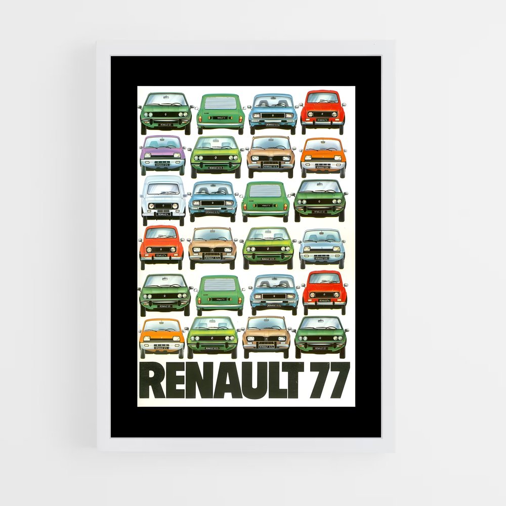 Poster Renault Classic 77 (vue 3)