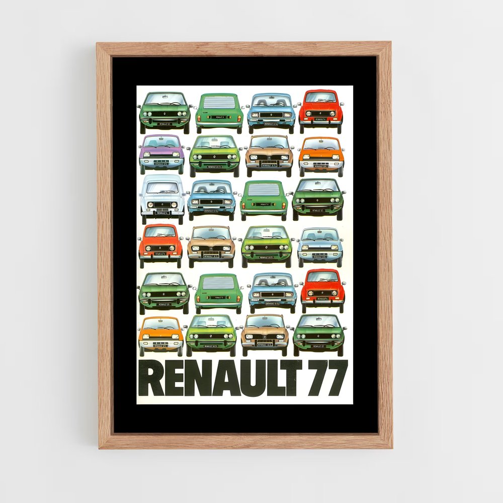 Poster Renault Classic 77 (vue 4)
