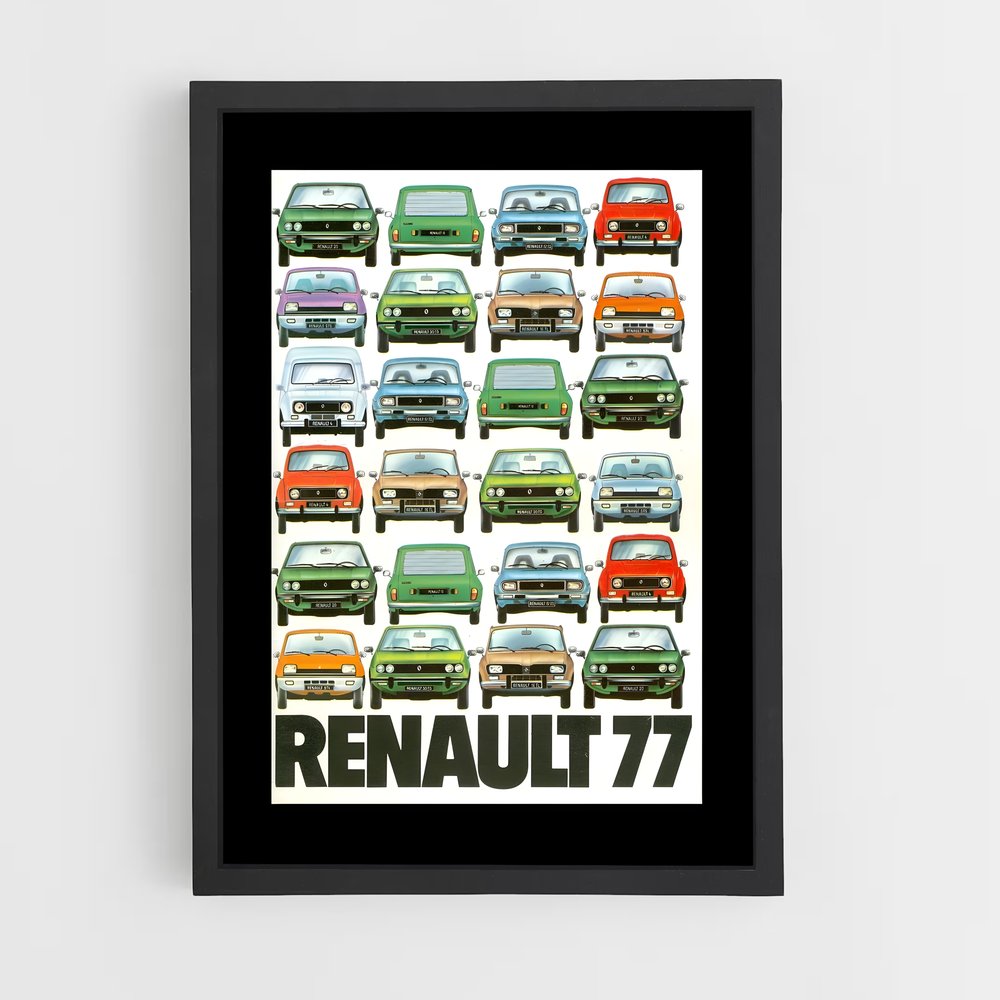 Poster Renault Classic 77 (vue 2)
