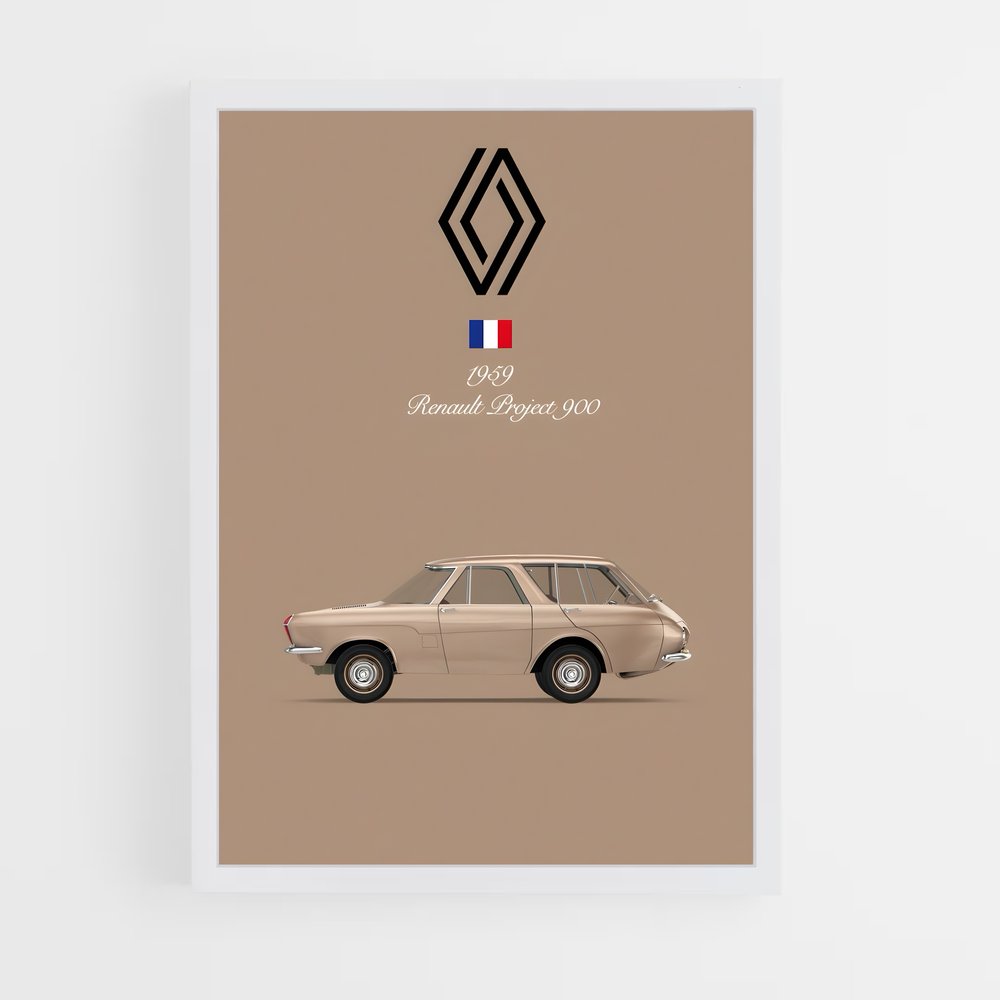 Poster Renault Projet 900 (vue 3)