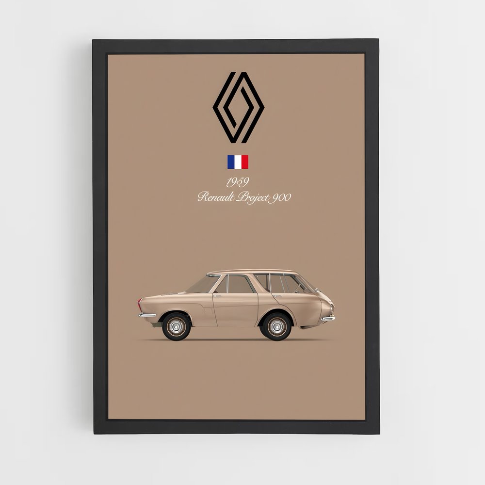 Poster Renault Projet 900 (vue 2)