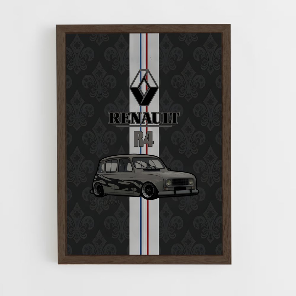 Poster Icône Rétro – affiche Renault (vue 5)