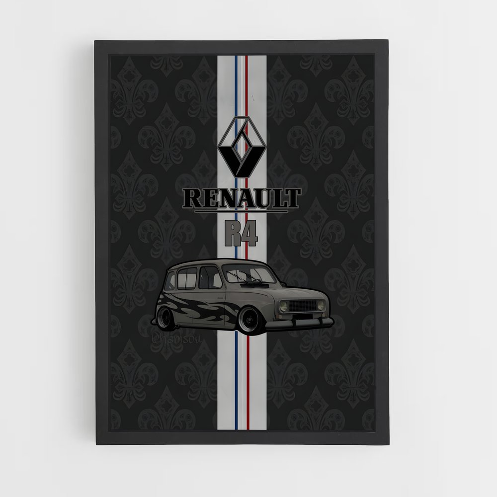 Poster Icône Rétro – affiche Renault (vue 2)