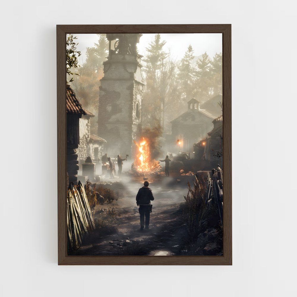 Poster Village Hanté – affiche Resident Evil (vue 5)