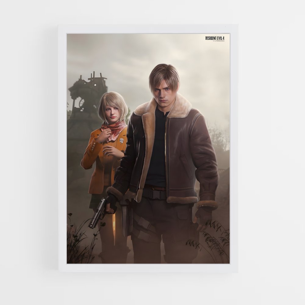 Poster Survival Horror Duo – affiche Resident Evil (vue 3)