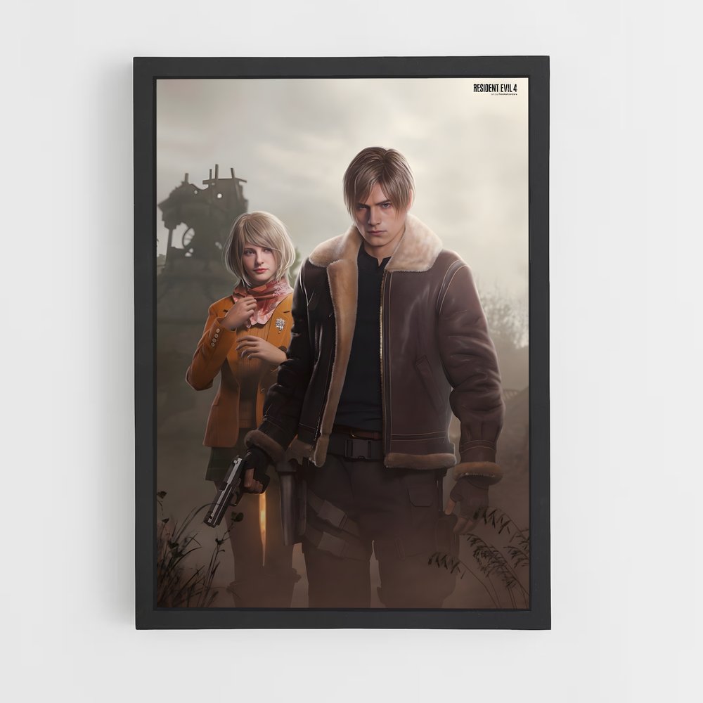 Poster Survival Horror Duo – affiche Resident Evil (vue 2)