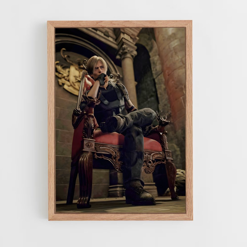 Poster Conquête Sombre – affiche Resident Evil (vue 4)