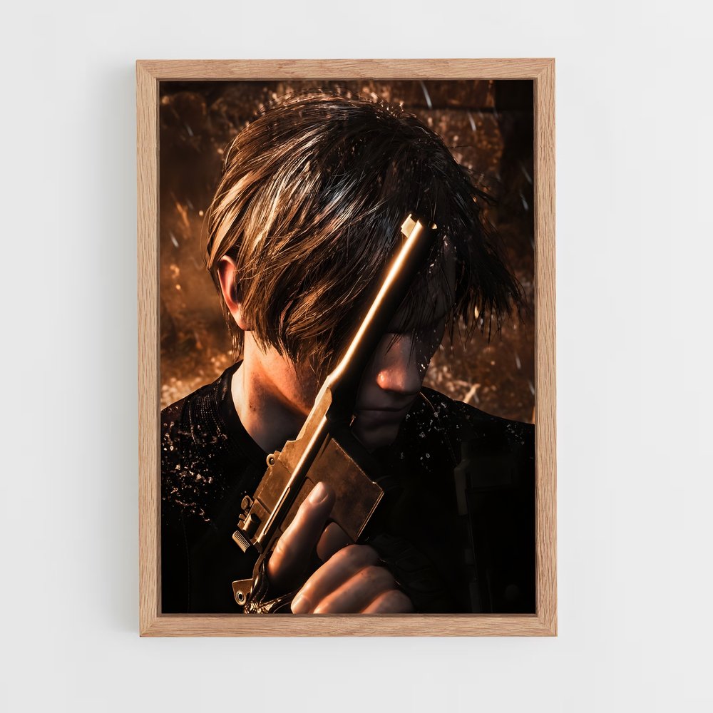 Poster Résistance Ténébreuse – affiche Resident Evil (vue 4)