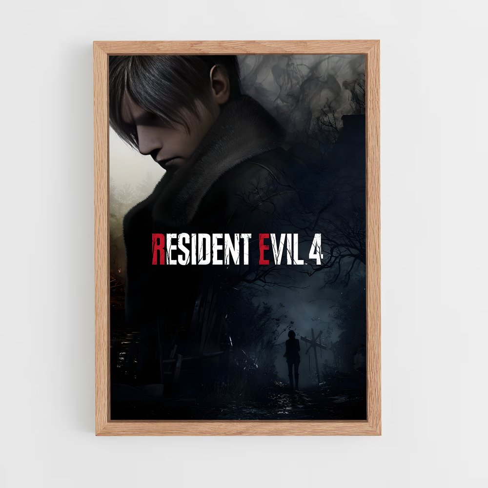 Poster Survival Horror – affiche Resident Evil (vue 4)