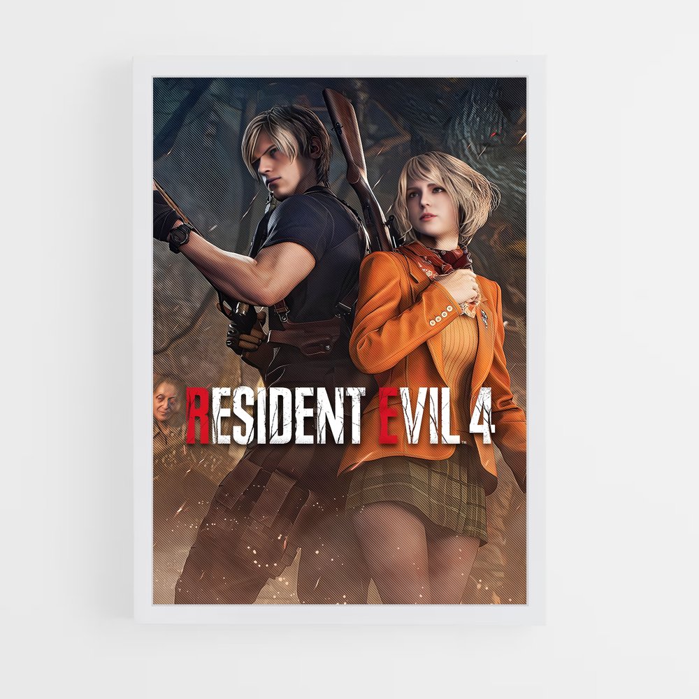 Poster Résistance Héroïque – affiche Resident Evil (vue 3)