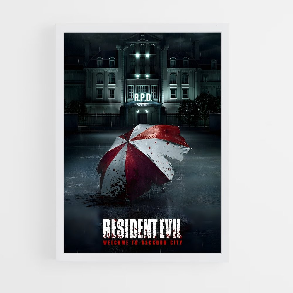 Poster Parapluie Raccoon – affiche Resident Evil (vue 3)