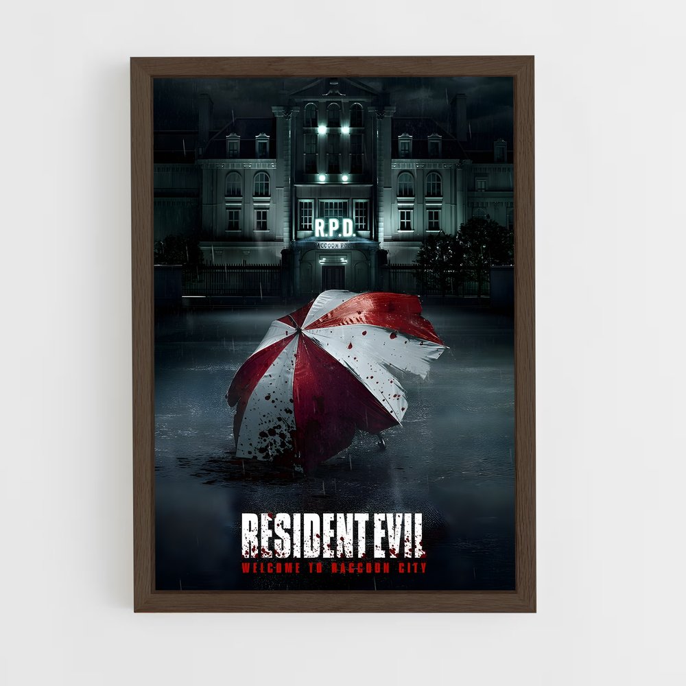 Poster Parapluie Raccoon – affiche Resident Evil (vue 5)