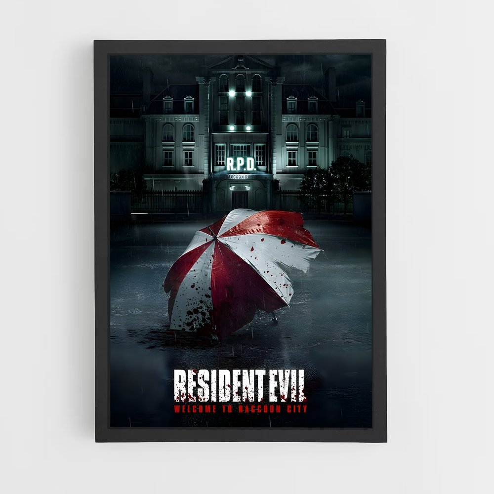 Poster Parapluie Raccoon – affiche Resident Evil (vue 2)