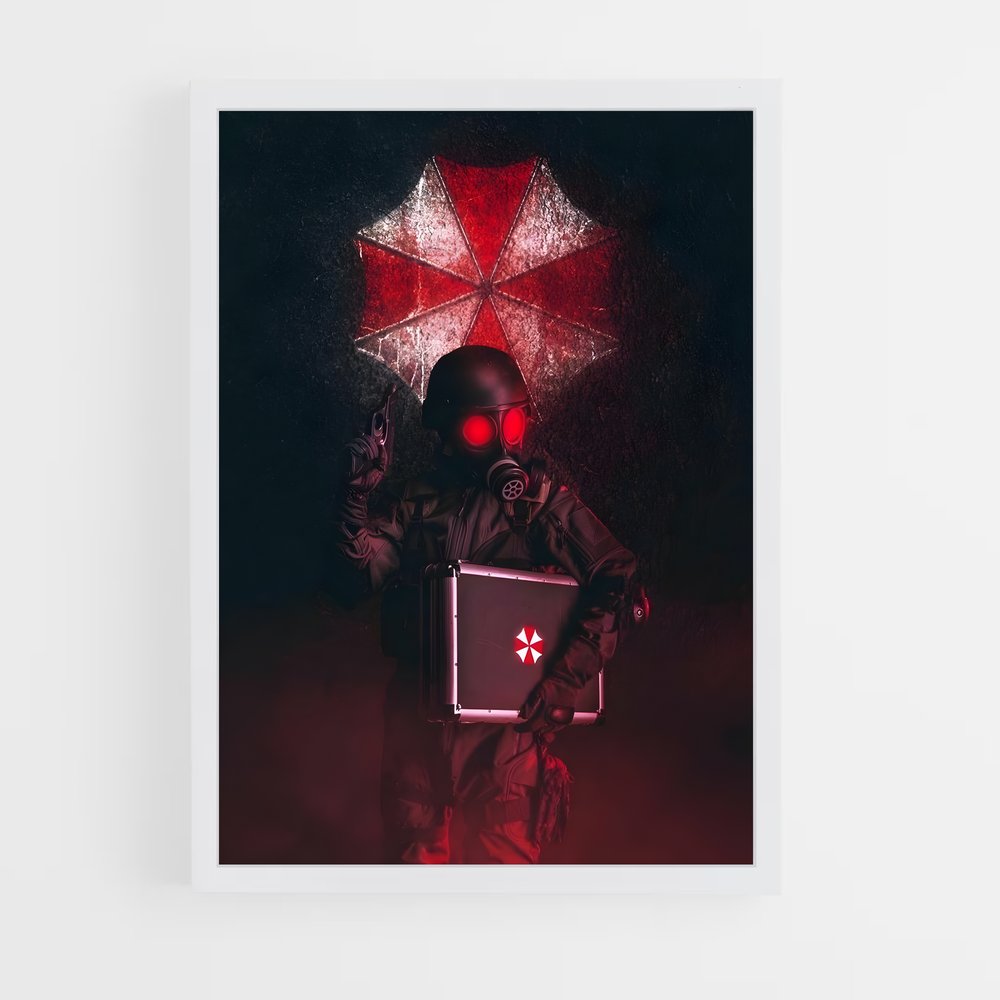 Poster Umbrella Agent – affiche Resident Evil (vue 3)