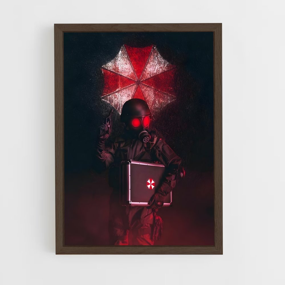 Poster Umbrella Agent – affiche Resident Evil (vue 5)