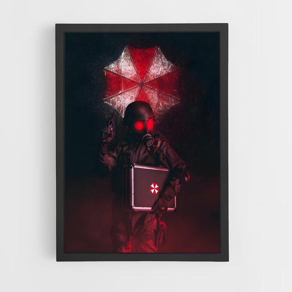 Poster Umbrella Agent – affiche Resident Evil (vue 2)