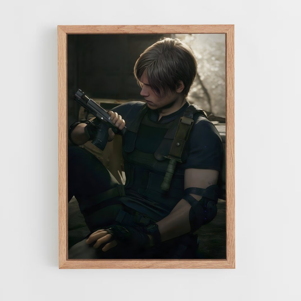 Poster Survival Instinct – affiche Resident Evil (vue 4)