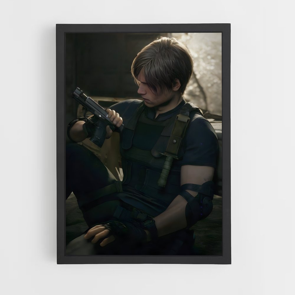 Poster Survival Instinct – affiche Resident Evil (vue 2)