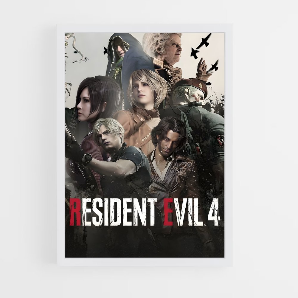 Poster Terreur Biohazard – affiche Resident Evil (vue 3)