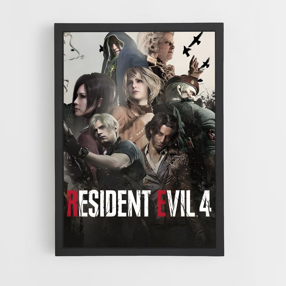 Poster Terreur Biohazard – affiche Resident Evil (vue 2)