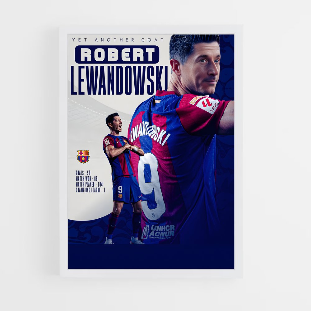 Poster Lewandowski Champion – affiche Football (vue 3)