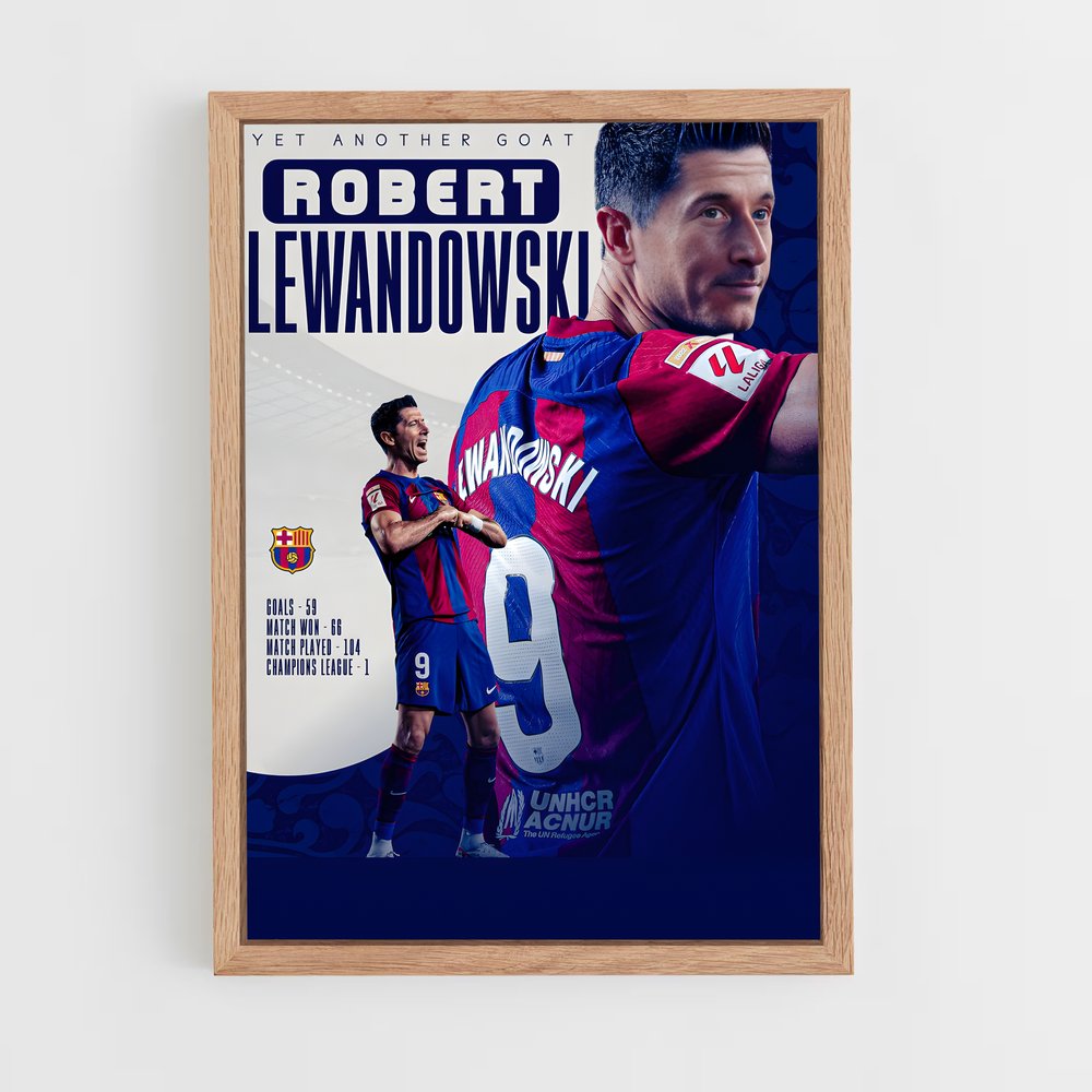 Poster Lewandowski Champion – affiche Football (vue 4)