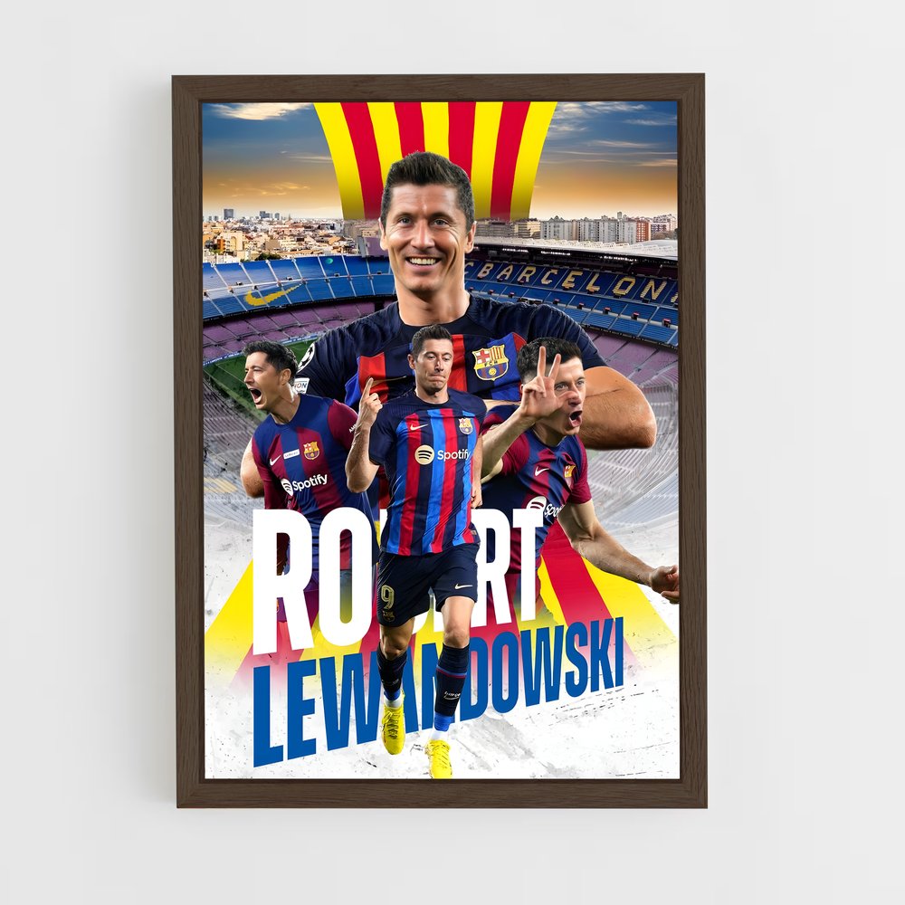 Poster Barcelone Étoile – affiche Football (vue 5)
