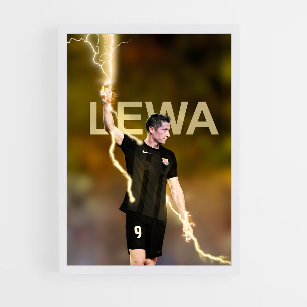 Poster L'Éclair Légendaire – affiche Football (vue 3)