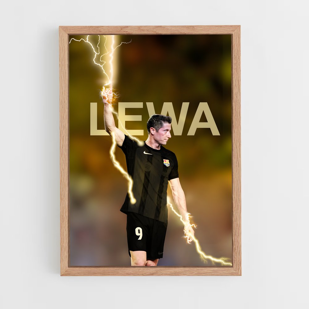 Poster L'Éclair Légendaire – affiche Football (vue 4)
