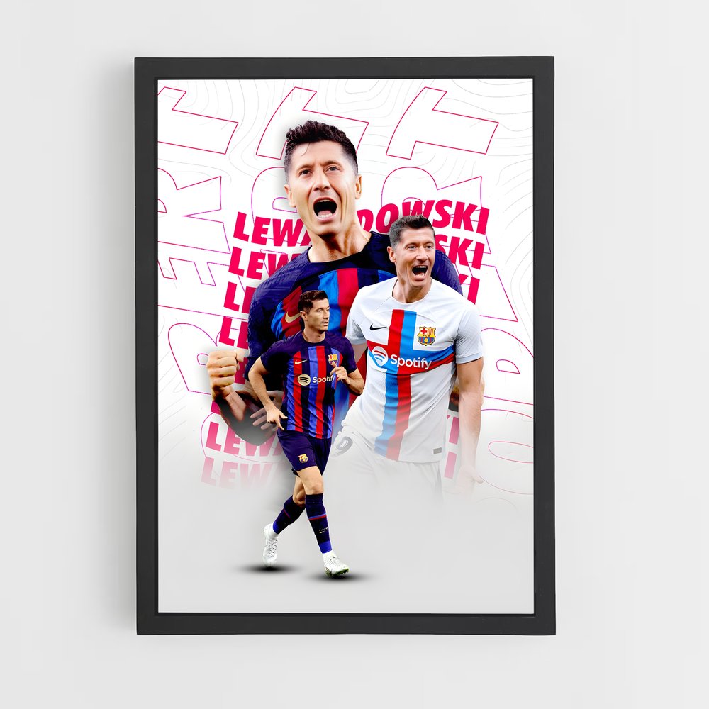 Poster Champion Footballeur (vue 2)