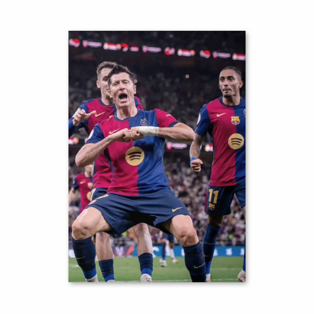 Poster Victoire Barça
