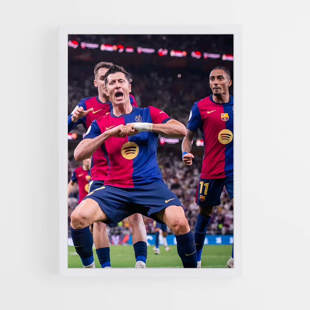 Poster Victoire Barça – affiche Football (vue 3)