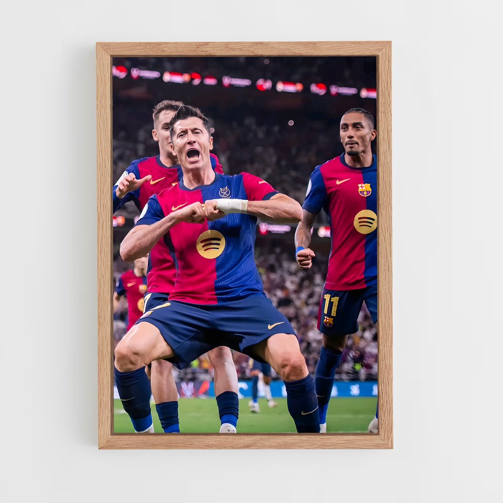 Poster Victoire Barça – affiche Football (vue 4)