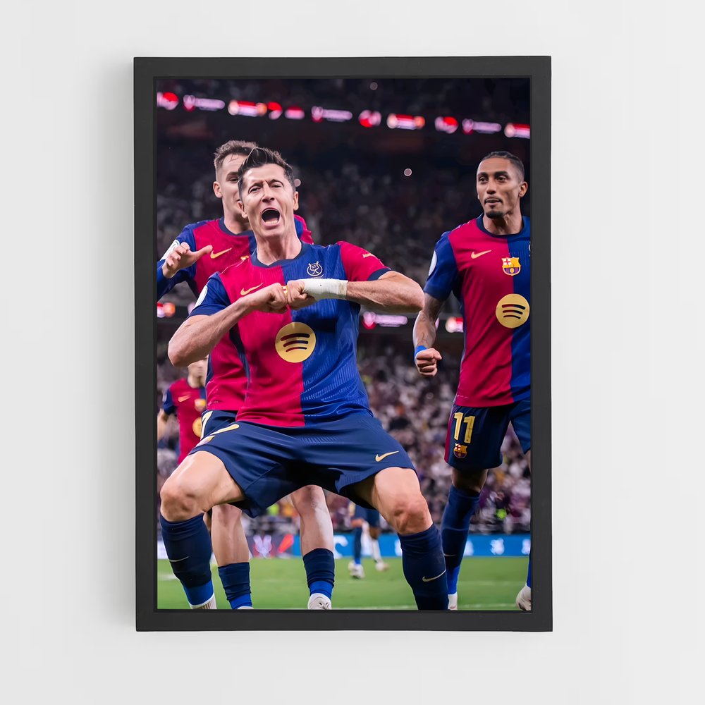Poster Victoire Barça – affiche Football (vue 2)