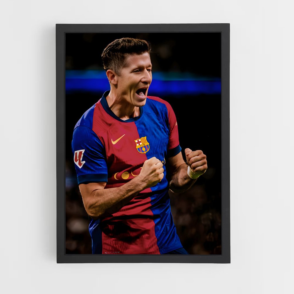 Poster Victoire Barcelone – affiche Football (vue 2)