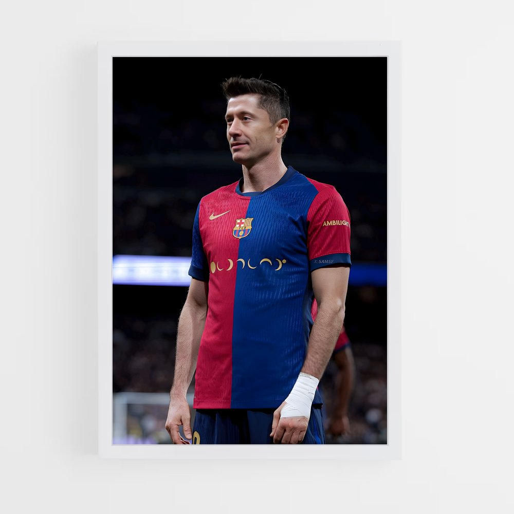 Poster Catalan Striker – affiche Football (vue 3)