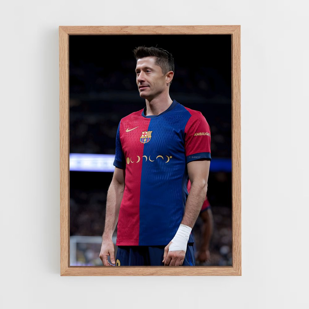 Poster Catalan Striker – affiche Football (vue 4)