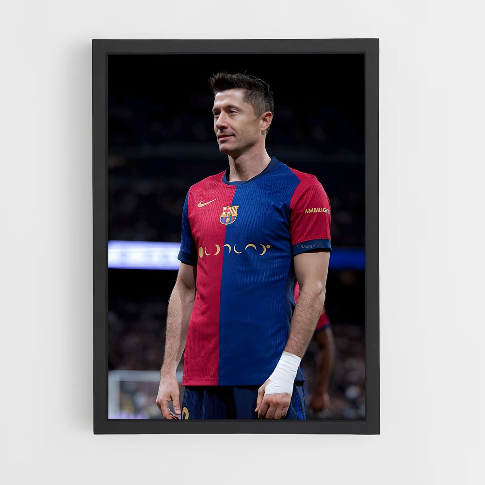 Poster Catalan Striker – affiche Football (vue 2)