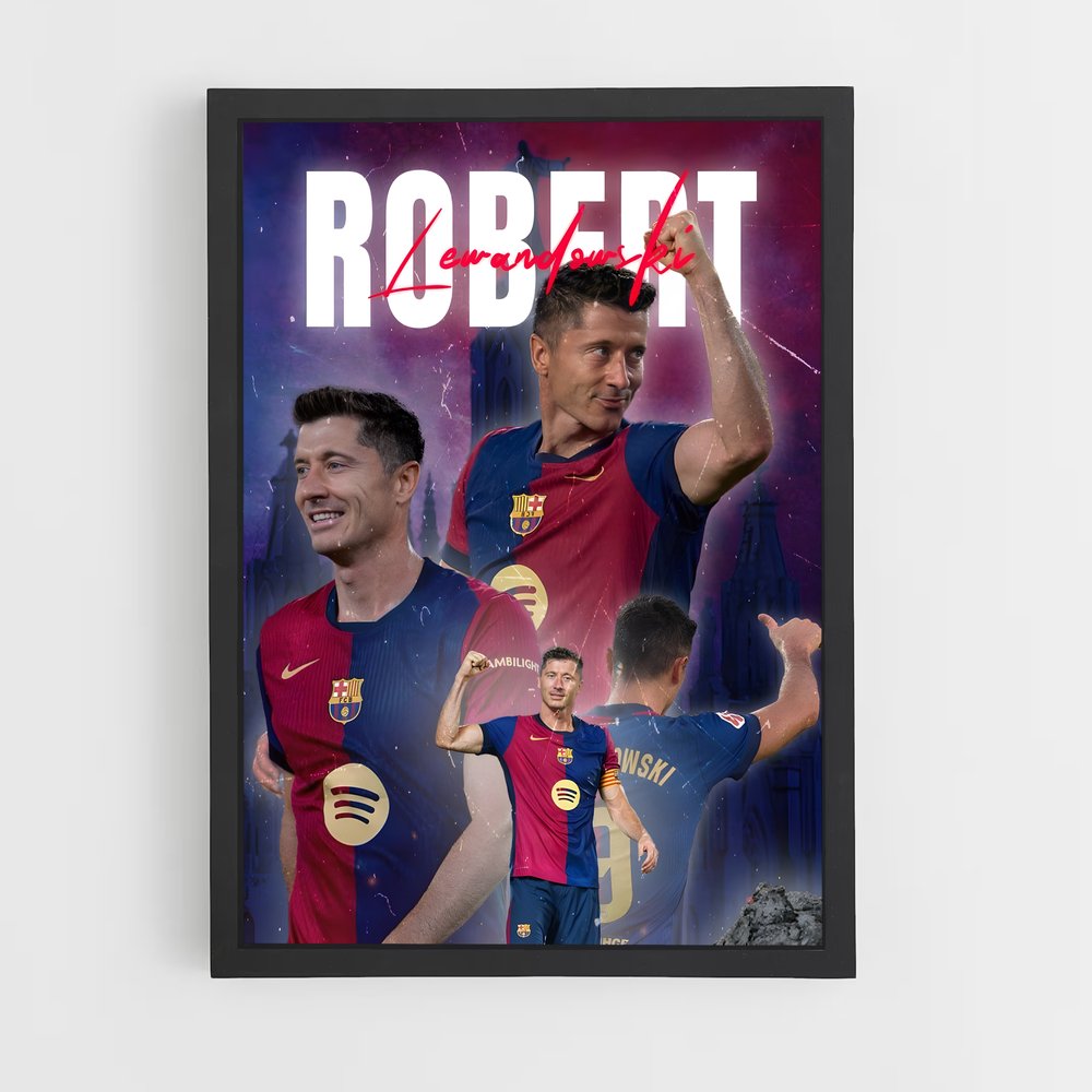Poster Légende Catalane – affiche Football (vue 2)
