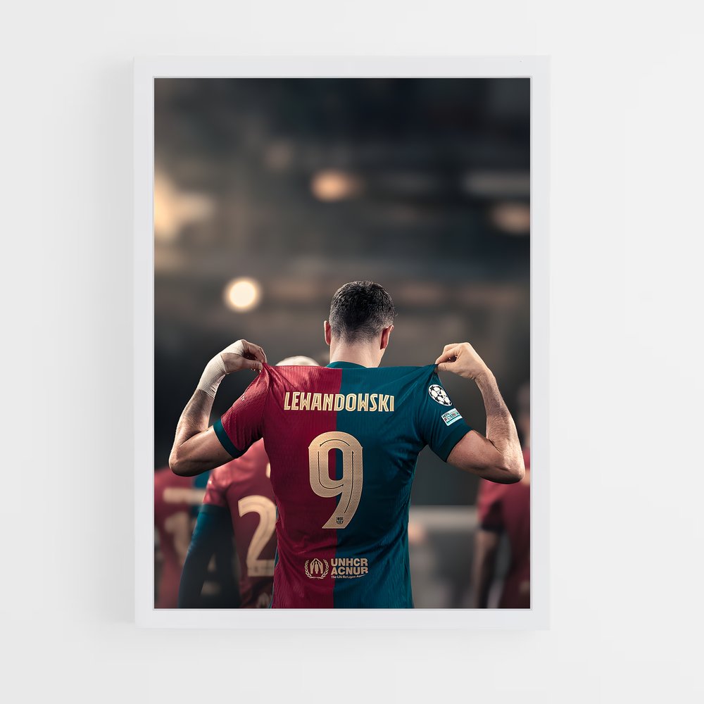 Poster Attaquant Étoile – affiche Football (vue 3)