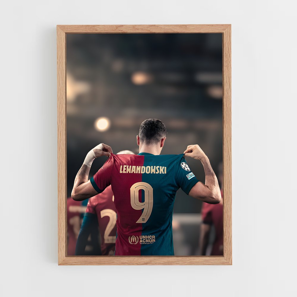 Poster Attaquant Étoile – affiche Football (vue 4)