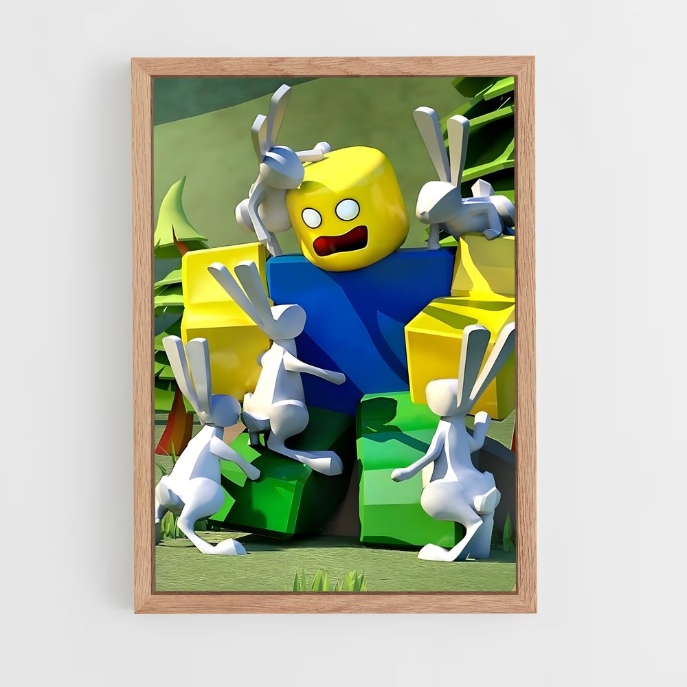 Poster Roblox Lapin (vue 4)