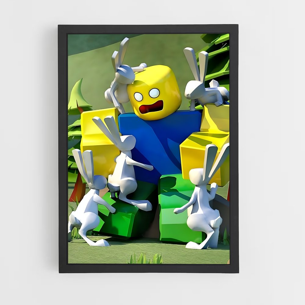 Poster Roblox Lapin (vue 2)