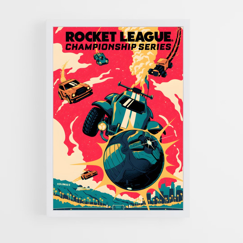Affiche Rocket League (vue 3)